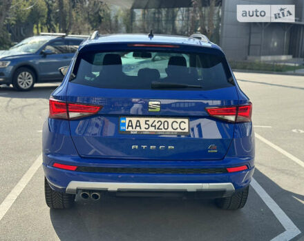 Синій Сеат Ateca, об'ємом двигуна 1.97 л та пробігом 67 тис. км за 25000 $, фото 5 на Automoto.ua