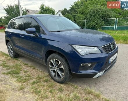Синий Сеат Ateca, объемом двигателя 1.6 л и пробегом 250 тыс. км за 12999 $, фото 1 на Automoto.ua