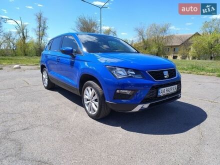 Синій Сеат Ateca, об'ємом двигуна 1.4 л та пробігом 84 тис. км за 17500 $, фото 1 на Automoto.ua