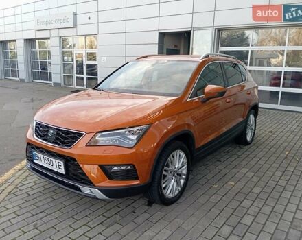 Помаранчевий Сеат Ateca, об'ємом двигуна 1.4 л та пробігом 69 тис. км за 20900 $, фото 2 на Automoto.ua