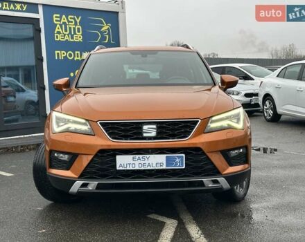 Оранжевый Сеат Ateca, объемом двигателя 1.4 л и пробегом 147 тыс. км за 20990 $, фото 1 на Automoto.ua