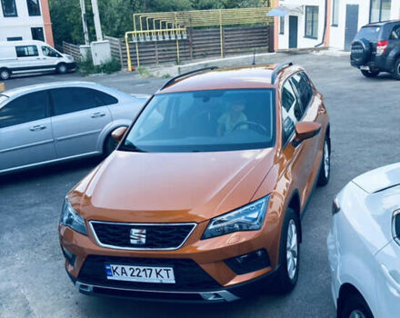 Оранжевый Сеат Ateca, объемом двигателя 1.4 л и пробегом 117 тыс. км за 18500 $, фото 1 на Automoto.ua