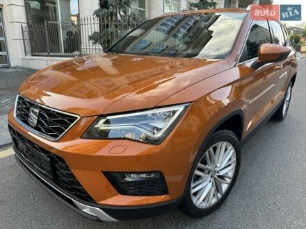 Сеат Ateca 2018 в Киеве на Automoto.ua Оранжевый Сеат Ateca, объемом двигателя 1.6 л и пробегом 53 тыс. км за 24700 $, фото 1 на Automoto.ua