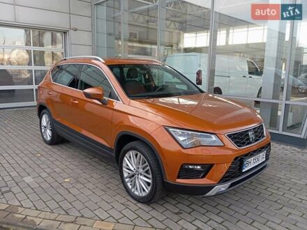 Оранжевый Сеат Ateca, объемом двигателя 1.4 л и пробегом 69 тыс. км за 20900 $, фото 1 на Automoto.ua