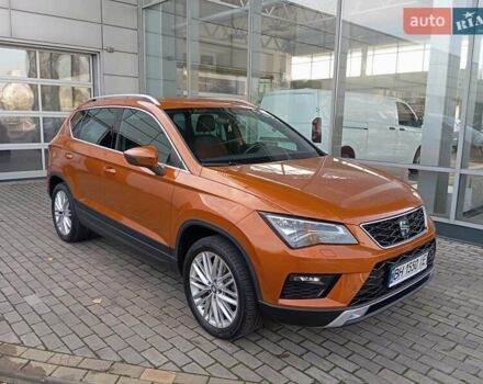 Помаранчевий Сеат Ateca, об'ємом двигуна 1.4 л та пробігом 69 тис. км за 20900 $, фото 1 на Automoto.ua
