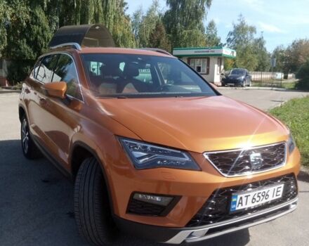 Оранжевый Сеат Ateca, объемом двигателя 1 л и пробегом 52 тыс. км за 20750 $, фото 1 на Automoto.ua