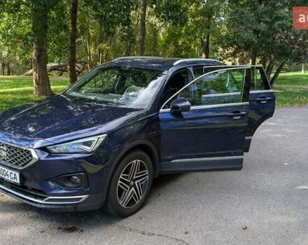 Синий Сеат Tarraco, объемом двигателя 1.97 л и пробегом 49 тыс. км за 30300 $, фото 1 на Automoto.ua