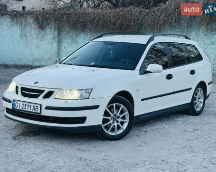 Білий Сааб 9-3, об'ємом двигуна 2 л та пробігом 229 тис. км за 4750 $, фото 1 на Automoto.ua