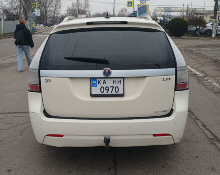 Белый Сааб 9-3, объемом двигателя 2 л и пробегом 277 тыс. км за 5400 $, фото 1 на Automoto.ua