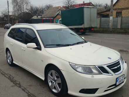Белый Сааб 9-3, объемом двигателя 2 л и пробегом 277 тыс. км за 5700 $, фото 1 на Automoto.ua