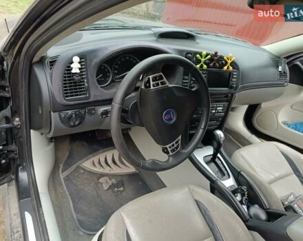 Черный Сааб 9-3, объемом двигателя 2 л и пробегом 374 тыс. км за 3950 $, фото 4 на Automoto.ua