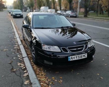 Черный Сааб 9-3, объемом двигателя 1.8 л и пробегом 262 тыс. км за 5100 $, фото 1 на Automoto.ua