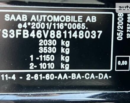 Черный Сааб 9-3, объемом двигателя 1.9 л и пробегом 156 тыс. км за 7500 $, фото 38 на Automoto.ua