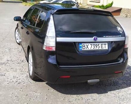 Черный Сааб 9-3, объемом двигателя 1.91 л и пробегом 331 тыс. км за 6200 $, фото 4 на Automoto.ua