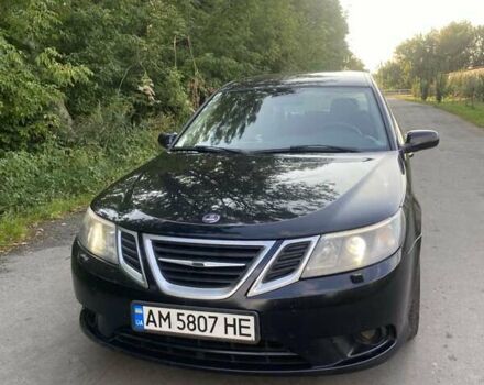 Черный Сааб 9-3, объемом двигателя 1.91 л и пробегом 402 тыс. км за 5400 $, фото 4 на Automoto.ua