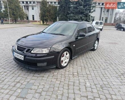 Черный Сааб 9-3, объемом двигателя 2 л и пробегом 374 тыс. км за 3950 $, фото 1 на Automoto.ua