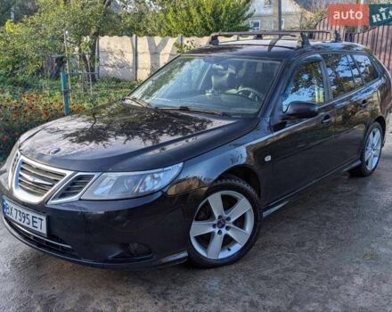 Черный Сааб 9-3, объемом двигателя 1.9 л и пробегом 339 тыс. км за 5400 $, фото 1 на Automoto.ua