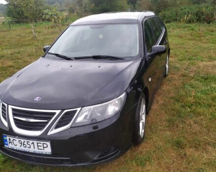 Чорний Сааб 9-3, об'ємом двигуна 1.9 л та пробігом 350 тис. км за 4808 $, фото 1 на Automoto.ua