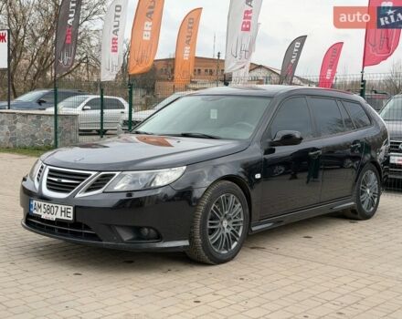 Чорний Сааб 9-3, об'ємом двигуна 1.9 л та пробігом 407 тис. км за 5999 $, фото 1 на Automoto.ua