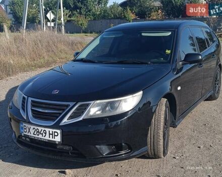 Черный Сааб 9-3, объемом двигателя 2 л и пробегом 322 тыс. км за 6700 $, фото 1 на Automoto.ua