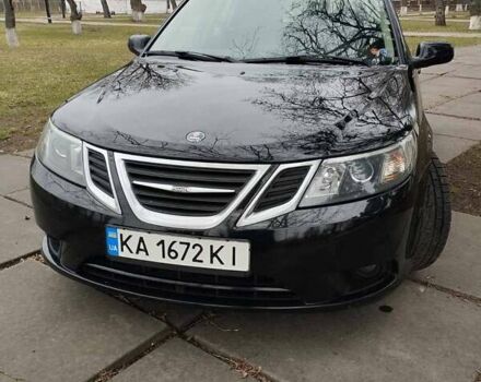 Черный Сааб 9-3, объемом двигателя 2 л и пробегом 333 тыс. км за 6900 $, фото 1 на Automoto.ua