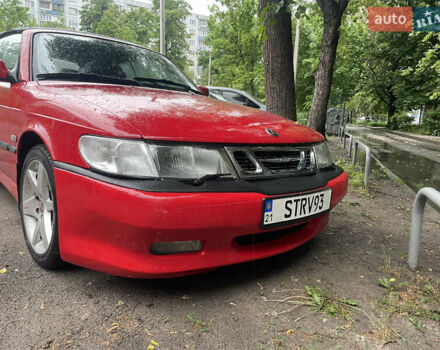 Красный Сааб 9-3, объемом двигателя 2 л и пробегом 138 тыс. км за 8000 $, фото 8 на Automoto.ua