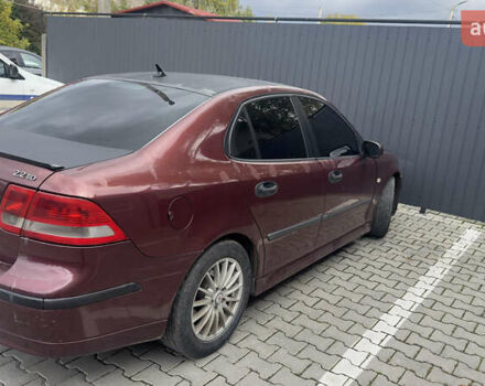 Красный Сааб 9-3, объемом двигателя 2.2 л и пробегом 340 тыс. км за 4199 $, фото 3 на Automoto.ua