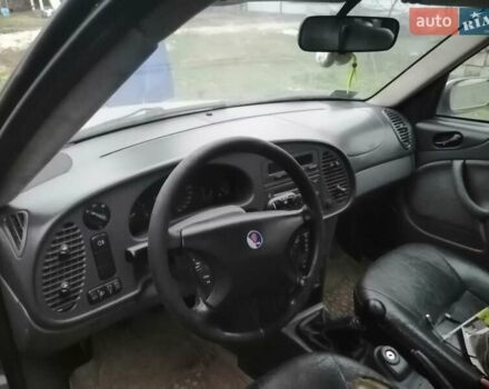 Серый Сааб 9-3, объемом двигателя 2.2 л и пробегом 350 тыс. км за 650 $, фото 4 на Automoto.ua
