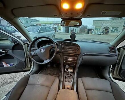 Серый Сааб 9-3, объемом двигателя 1.9 л и пробегом 370 тыс. км за 4000 $, фото 11 на Automoto.ua