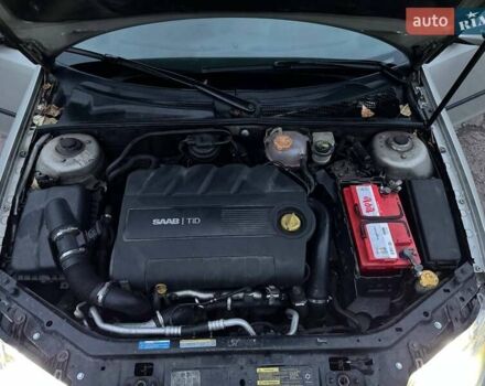 Серый Сааб 9-3, объемом двигателя 1.9 л и пробегом 370 тыс. км за 4000 $, фото 2 на Automoto.ua