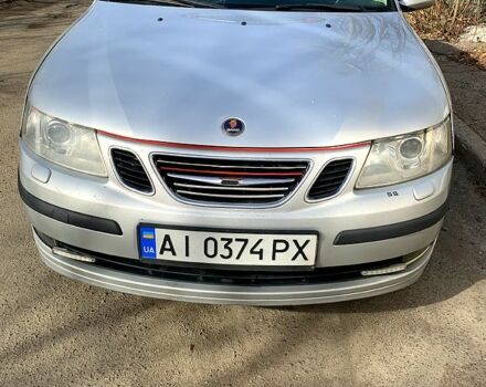 Серый Сааб 9-3, объемом двигателя 2 л и пробегом 380 тыс. км за 5200 $, фото 1 на Automoto.ua