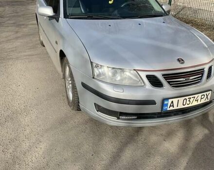 Серый Сааб 9-3, объемом двигателя 2 л и пробегом 380 тыс. км за 3800 $, фото 1 на Automoto.ua