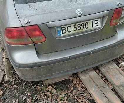 Серый Сааб 9-3, объемом двигателя 2 л и пробегом 170 тыс. км за 1300 $, фото 1 на Automoto.ua
