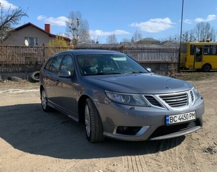 Серый Сааб 9-3, объемом двигателя 1.9 л и пробегом 328 тыс. км за 7000 $, фото 1 на Automoto.ua