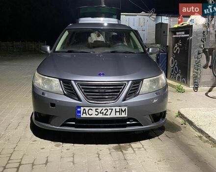 Серый Сааб 9-3, объемом двигателя 2 л и пробегом 296 тыс. км за 2999 $, фото 1 на Automoto.ua