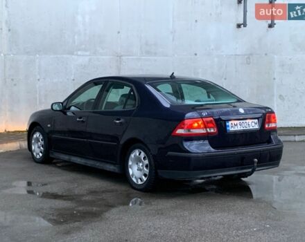 Синий Сааб 9-3, объемом двигателя 2.2 л и пробегом 320 тыс. км за 2995 $, фото 2 на Automoto.ua