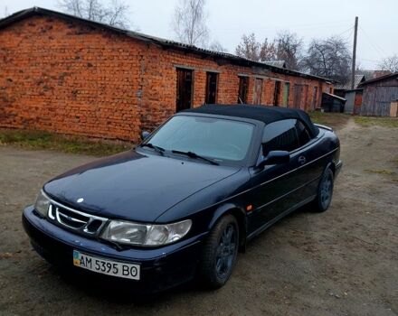 Синий Сааб 9-3, объемом двигателя 20 л и пробегом 147 тыс. км за 1500 $, фото 1 на Automoto.ua