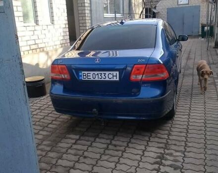 Синий Сааб 9-3, объемом двигателя 2 л и пробегом 402 тыс. км за 3545 $, фото 1 на Automoto.ua