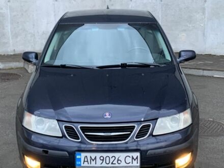 Синий Сааб 9-3, объемом двигателя 2.2 л и пробегом 315 тыс. км за 4500 $, фото 1 на Automoto.ua