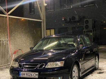 Синий Сааб 9-3, объемом двигателя 2.2 л и пробегом 300 тыс. км за 4000 $, фото 1 на Automoto.ua