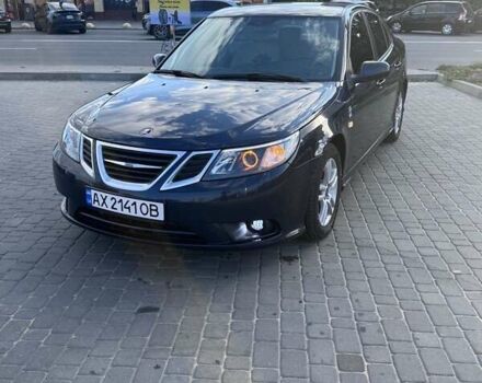 Синий Сааб 9-3, объемом двигателя 2 л и пробегом 128 тыс. км за 9000 $, фото 1 на Automoto.ua