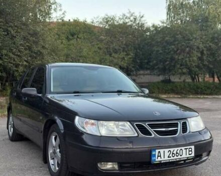 Черный Сааб 9-5, объемом двигателя 1.99 л и пробегом 289 тыс. км за 4200 $, фото 3 на Automoto.ua