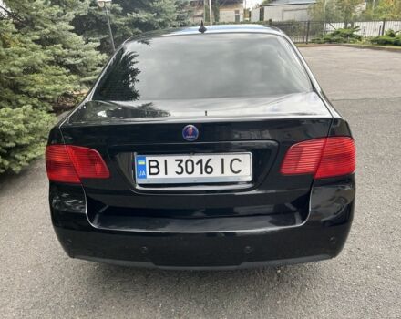 Черный Сааб 9-5, объемом двигателя 1.9 л и пробегом 317 тыс. км за 5500 $, фото 3 на Automoto.ua