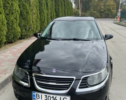 Черный Сааб 9-5, объемом двигателя 1.9 л и пробегом 317 тыс. км за 5500 $, фото 1 на Automoto.ua