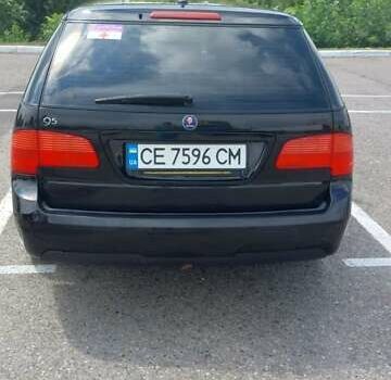 Черный Сааб 9-5, объемом двигателя 1.99 л и пробегом 312 тыс. км за 4200 $, фото 5 на Automoto.ua