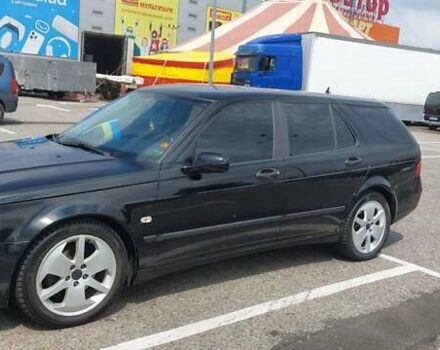 Черный Сааб 9-5, объемом двигателя 1.99 л и пробегом 312 тыс. км за 4200 $, фото 2 на Automoto.ua