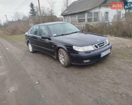 Черный Сааб 9-5, объемом двигателя 2 л и пробегом 268 тыс. км за 2299 $, фото 1 на Automoto.ua