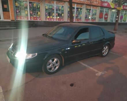 Черный Сааб 9-5, объемом двигателя 2.2 л и пробегом 100 тыс. км за 1750 $, фото 1 на Automoto.ua