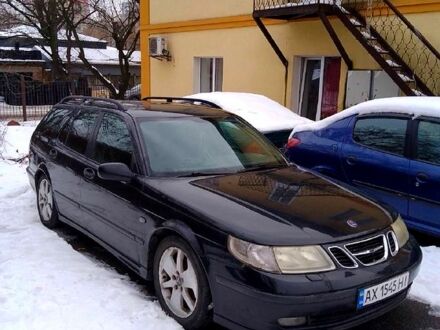 Чорний Сааб 9-5, об'ємом двигуна 2.2 л та пробігом 331 тис. км за 3800 $, фото 1 на Automoto.ua