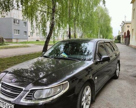 Черный Сааб 9-5, объемом двигателя 2 л и пробегом 416 тыс. км за 5000 $, фото 1 на Automoto.ua